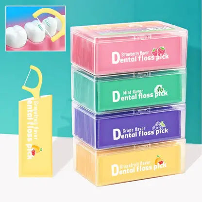 Fil dentaire aromatisé - 30 pièces